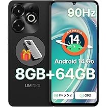 Amazon | UMIDIGI スマートフォン SIMフリー 本体 8GB+64GB 1TB