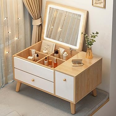 お値下げ❣️とても素敵なドレッサー 楽天市場】三面鏡 ドレッサー コンパクト デスク スツール付き