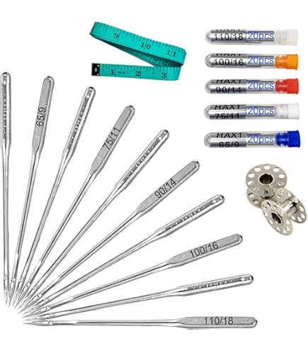 Organ 80/12 Sewing Machine Needles - 100 Pack Flat Shank All Purpose Needles For Brother Machines - View #2