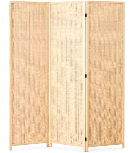 Amazon.co.jp: ラタン パーテーション 衝立 4連 高さ150cm : 文房具