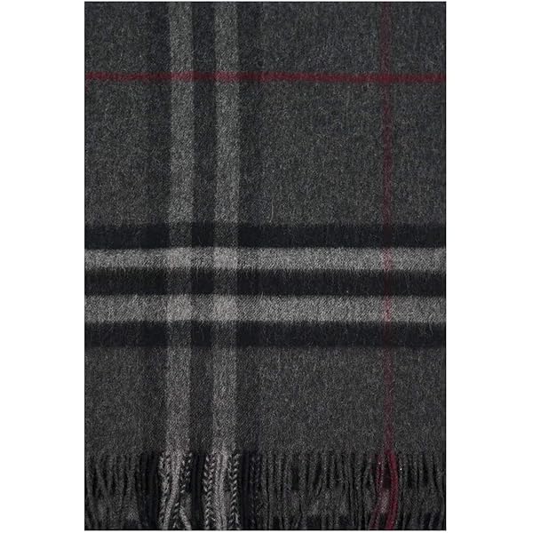 Burberry バーバリー⭐️マフラー　ストール　ブラック　カシミヤ BURBERRY (バーバリー) バーバリーチェック カシミアスカーフ