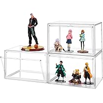 Amazon.co.jp: Topfinel フィギュアケース 3個セット