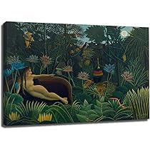 i*e様 アンリ・ルソー　夢　127*90cm ポスター 複製絵画 夢 アンリ・ルソー 絵画販売 複製画