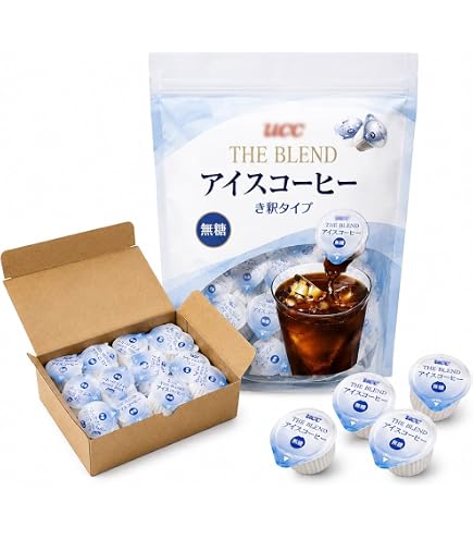 Amazon.co.jp: UCC THE BLEND アイスコーヒー き釈タイプ 無糖 50個入