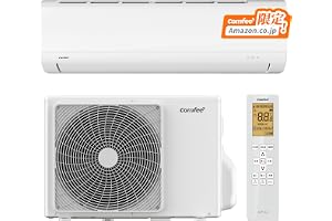 【Amazon.co.jp限定】 COMFEE' エアコン 6畳 2.2kw 2026年モデル 大風量快適 冷暖房 静音 省エネ 除湿 内部清浄 4方向スイング 上下左右ルーバーリモコン制御対応 家庭用/一人暮らし ルームエアコン 保証1年 CYA-