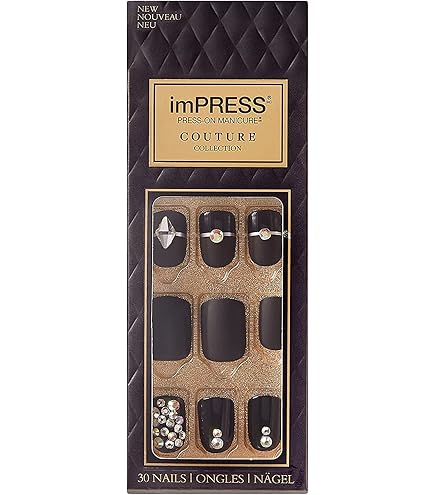 KISS imPRESS Couture Collection No Glue Mani 30 Pcs Press On Nails