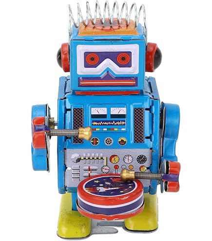 Amazon.co.jp: Generic ヴィンテージ風上げロボットおもちゃスイング