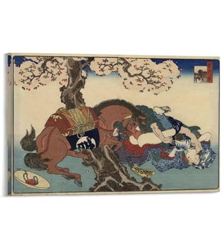 Amazon.co.jp: Genius Collections 歌川国貞 春画 ポスター 額付き