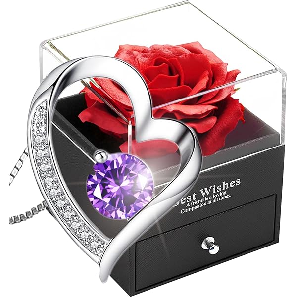 Amazon | [Laluna] バラ ネックレス レディース シルバー925