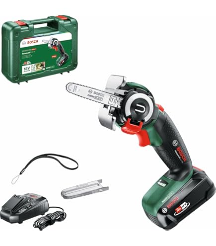 Bosch 06033C8100 Advancedcut 50 Zaag, 500 Watt, Nanoblade-Technologie, In Koffe, Zwart/Groen/Rood