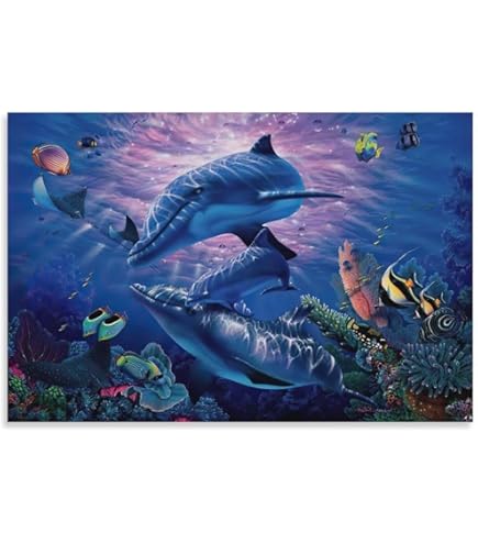 Amazon.co.jp: ポスター クリスチャン ラッセン ヴァルア モアナ