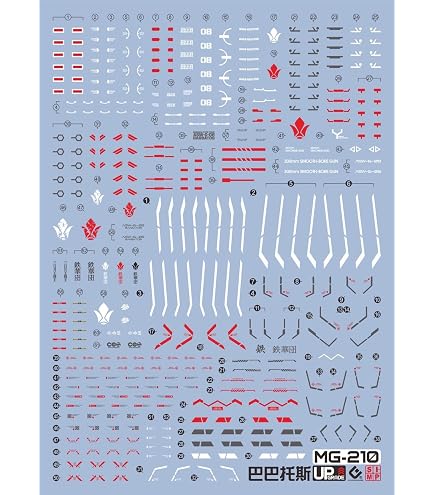 Amazon | 蛍光 炎社 ディテールアップ用 水転写式デカール MG 1/100