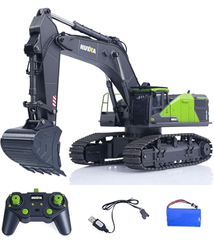 は*な様 HUINA 1593　超合金 ショベルカー　1593 Amazon.com: RC Excavator for Adults Huina 1593 Fully Functional 1