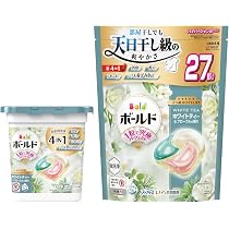 Amazon | 【セット品】ボールド 洗濯洗剤 ジェルボール 4in1 ホワイト