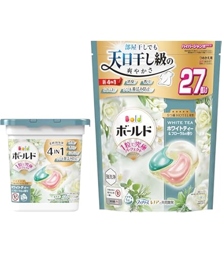 Amazon.co.jp: P&G P&Gボールドジェルボール4D ホワイトティー テラ
