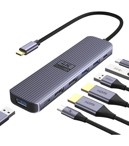 Amazon | HOYOKI USB Cハブ マルチポートアダプター 9イン1 USB C