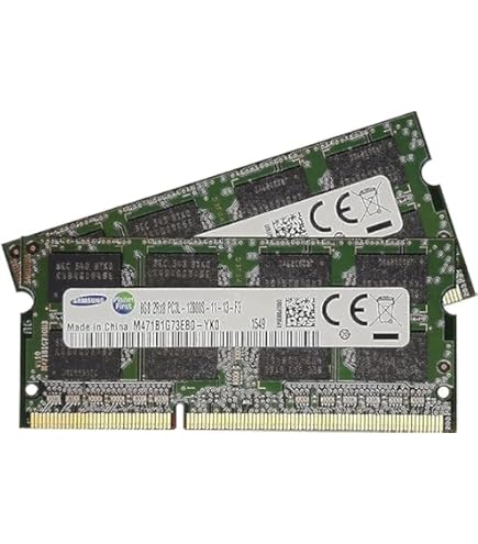 Amazon | Samsung original 8GB (1 x 8GB) 204-pin SODIMM, DDR3 PC3L