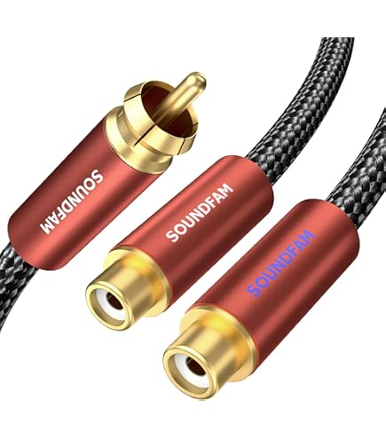 Amazon | AudioQuest Yスプリッター - 1つのRCAオスから2つのRCAメス6