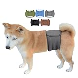ふく福 犬用 マナーベルト 犬用おむつ ペットマナーパッド 高齢犬おむつカバー男の子 マーキング防止 サイズ調整 快適な腹巻き メッシュ裏地 通気性 失禁 おしっこ 老 犬 介護 嫌がらせを防ぐ 雄犬 (1個,色ランダム) (M)