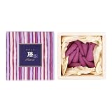 日本香堂(Nippon Kodo) かゆらぎ 藤 コーン 12個入 香立付 ホワイト 12個 (x 1)