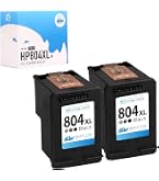 Amazon.co.jp: 【エコスロ】（HP互換）804XL 再生 ブラック 2本