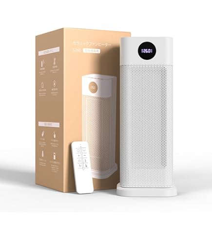 Amazon.co.jp: Sharp HX-H120-W Ceramic Fan Heater, Equipped