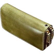 Amazon | [TAKUMI] ダブルファスナー ブライドルレザー ラウンド