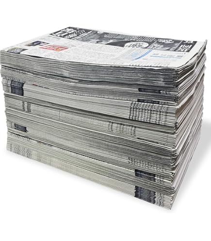 Amazon.co.jp: 新聞紙 18kg 未使用 一般紙のみ厳選 チラシ無し新聞予備