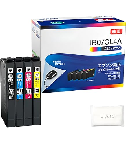 Amazon.co.jp: エプソン 純正 インクカートリッジ IB07KA ブラック