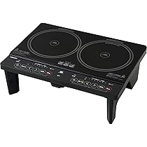 Amazon | [山善] 2口 IHコンロ IHクッキングヒーター 1400W 一人暮らし 