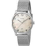 [グッチ] 腕時計 G-TIMELESS Gタイムレス ホワイトパール 文字盤 ステンレススチール サファイヤガラス クォーツ 36MM スイス Watch YA1264040 レディース シルバー [並行輸入品]