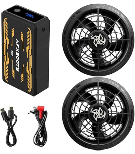 【LABEWVI】空調服用ファンバッテリー42V 30000mAh Amazon.co.jp: LABEWVI バッテリー 42V 30000mAh 6段階風量調整 熱中症