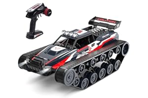 DEERC ラジコン 戦車 高速12km/h オフロード スプレー戦闘車 1/12スケール 合金モデル 装甲戦闘車両 タンク 子供おもちゃ RCトラック tank 2.4GHz無線 誕生日 プレゼント 子どもの日 新年 贈り物 ギフト 子供 男の子 彼氏 小学生 中学生 大人向け こども向け G2065S