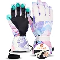 美品　スキーウェア　裏起毛グローブ　手袋　140cm スノーボード　迷彩 Amazon | スキーグローブ 防寒手袋 【極暖3倍保温・全天候対応