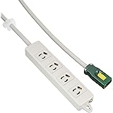 パナソニック(Panasonic) ハーネス用OAタップ4個口 接地2P抜け止め形 グレー WFA6634HG