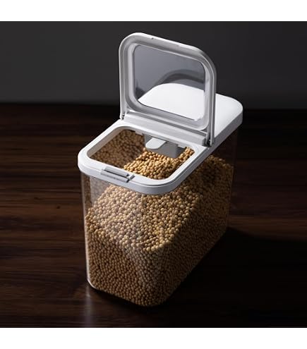 LivLab Reisbehälter Luftdicht – Großer Food Storage Container Für Reis, Mehl & Tierfutter