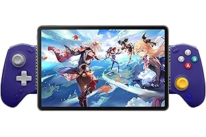 S8 Retro Blue Bluetooth Mobile Gaming Controller for iPhone15/16/17, iPad, Android Phones, Tablets, Switch 1&2, Wireless Game