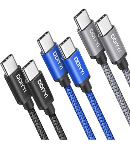 Amazon.co.jp: C to C ケーブル 60w 【2m/3本セット】 タイプc