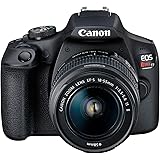 Canon EOS Rebel T7DSLRカメラ（18-55mmレンズ付き）|内蔵Wi-Fi | 24.1 MPCMOSセンサー| | DIGIC4 +画像プロセッサとフルHDビデオ ブラック