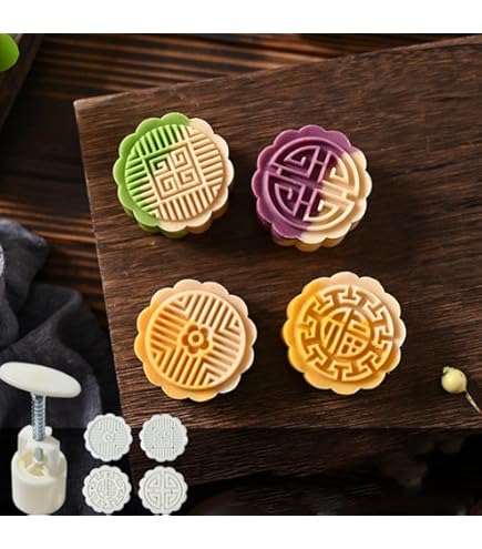 Amazon｜HEHW ムーンケーキ型 月餅型 桜型 月餅モールド クッキー型