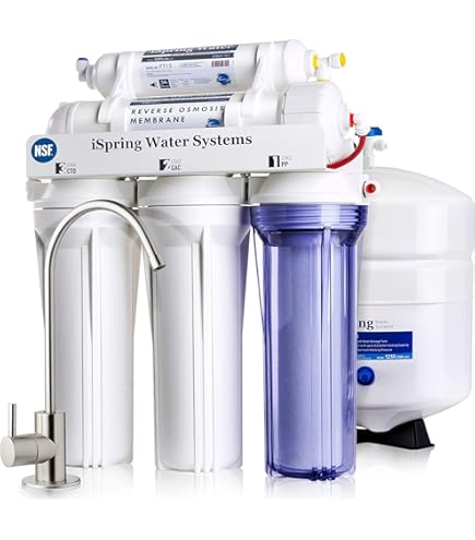 Amazon.co.jp: iSpring RO500AK-BN+UVF8 タンクレス逆浸透水ろ過