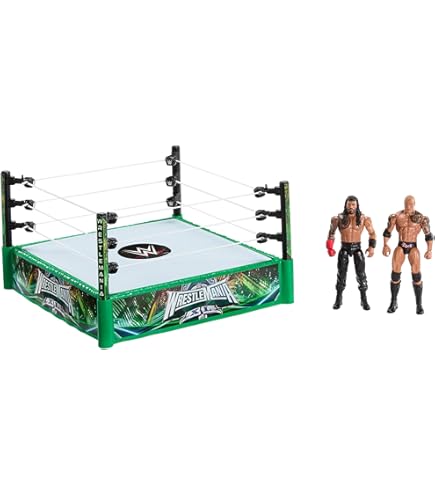 WWE プロレスリング メインイベント リング フィギュア WWE Raw Main Event Elite Scale リング・プレイセット with