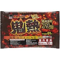 Amazon | 快温くん 貼るカイロ 鬼熱 + オカモト 高温カイロ 10枚入り