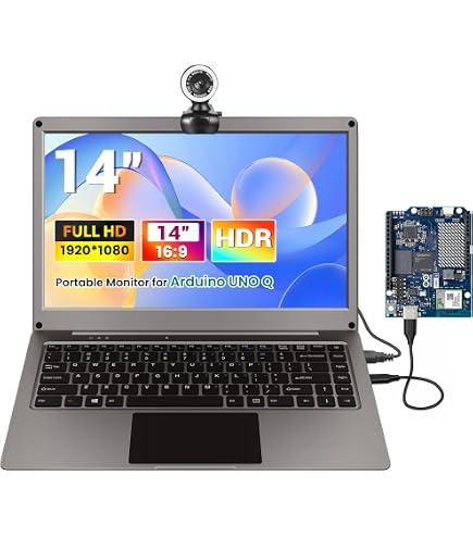 Amazon.co.jp: GrowCube キーボード付きポータブルモニター 14インチ