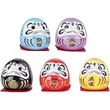 Amazon だるま インテリア 縁起物 デザイナーズだるま 達磨 置物 張り子 手作り 大サイズ ブラック 黒 Alexcious 置物 オブジェ オンライン通販