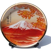 富士山 絵皿 インテリア 飾り 角額皿　日本の土産 ホームステイのおみやげ 富士山 絵皿 インテリア 飾り 角額皿 日本の土産 ホームステイの