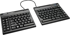 Amazon Co Jp Kinesis Freestyle2 For Pc Kb800pb Us キネシス フリースタイル2 Win版 インチ キーボード単品 パソコン 周辺機器