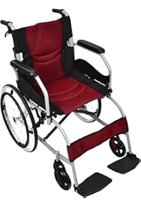 Amazon | ESLUVE 介助型車椅子 車いす 折り畳み式 軽い車椅子 簡易