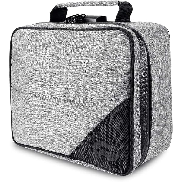 Skunk Sling Smell Proof Bag Medium - Odor Lock Bag With Combo Lock & Carbon Filter, Metal Gray, 15.5"x8"x3.5" - View #3