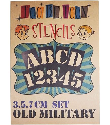 Amazon | アメリカ軍エンブレムロゴステンシルシート (US 6SET